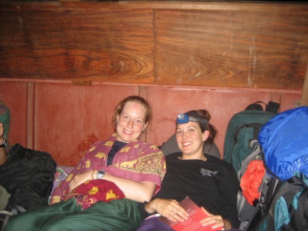 the night we slept on the boat!!