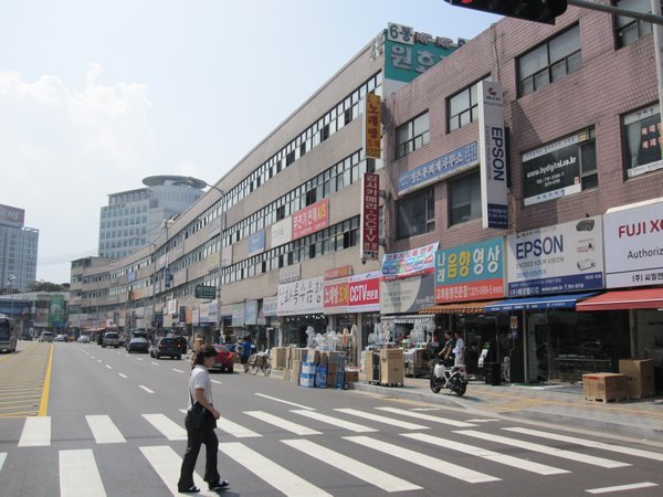 Street of Electronics Shops