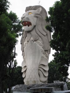 Merlion With Lit Eyes