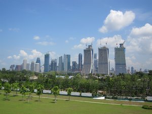Singapore From the Marina Barrage