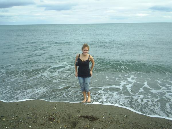Me playing in the sea