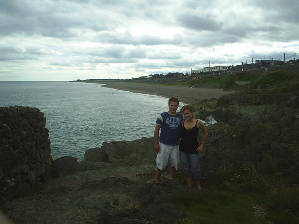 Kevin and I on the rocks