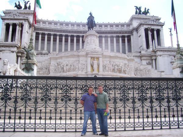 the guys in front of the Campidoglio