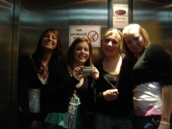 in the elevator.. going down?