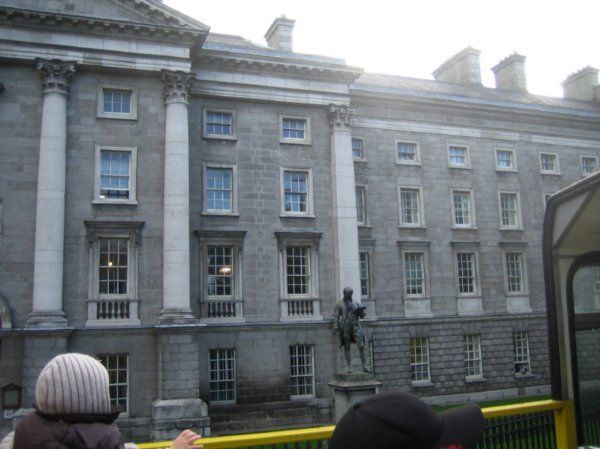 trinity college with the book of kells