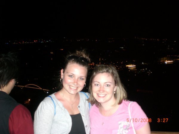 me and bev on the eiffel tower