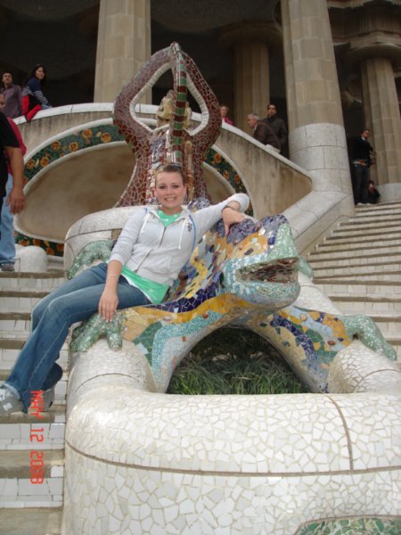 at the park guell