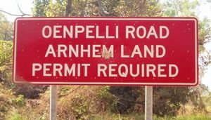 Arnhem Land sign