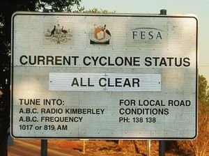 Cyclone Sign