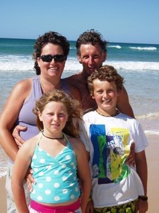 A family shot on Eastern beach