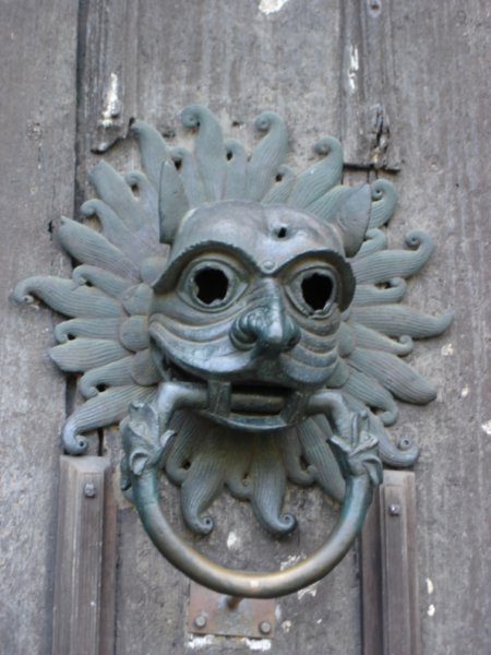 Cathedral door knocker