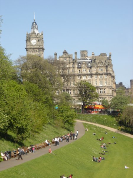 View from the grounds in Edinburgh