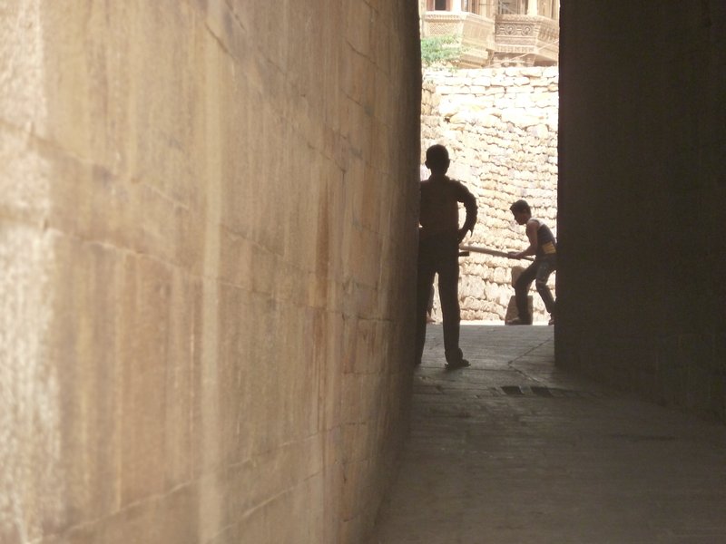 Cricket in the alleyways