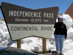 Donna at the Contintental Divide