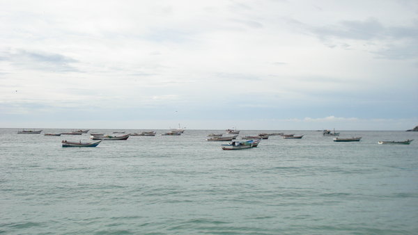 Fishing boats in Margarita