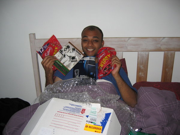 Rupesh with his Loot!
