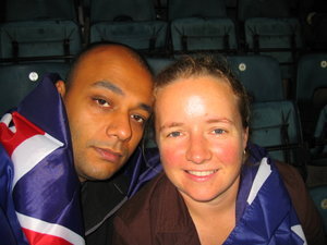 Supporting the Aussies at Loftus Road