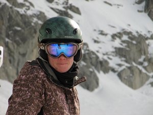 Elizabeth in Chamonix