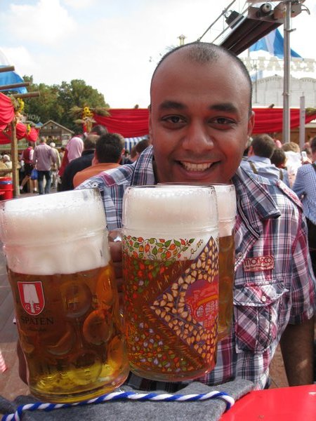 How Many Steins Can Rupesh Hold?!