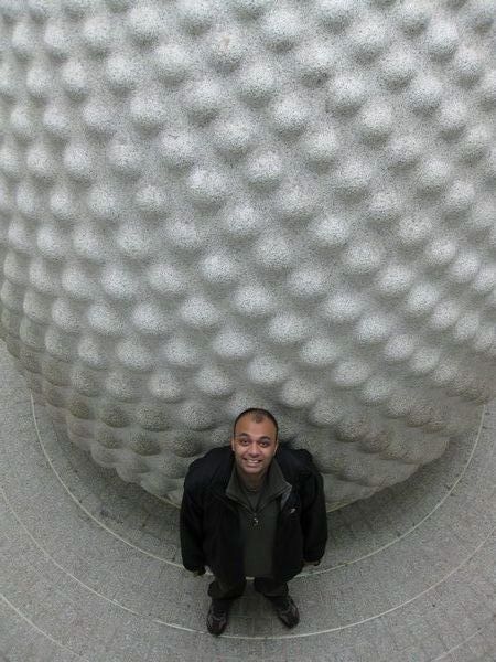 Rupesh & The Eden Project Giant Seed Sculpture