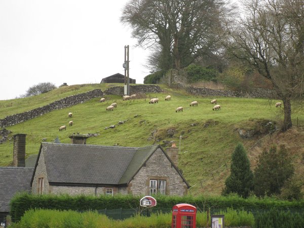 Looking Up The Hill From Hartington Village Towards Hostel