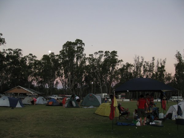 Camp at Cohuna
