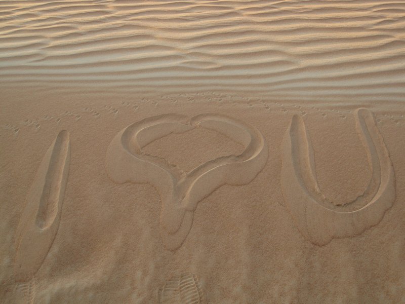 Secret Sand Messages!!