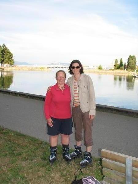 Rollerblading Around The Sea Wall at Stanley Park in Vancouver