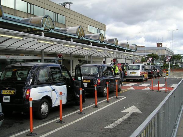 Cabs at Heathrow Airport