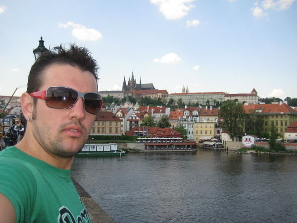 Prague-Castle quarters in background