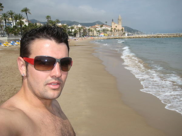 Sitges-at the beach