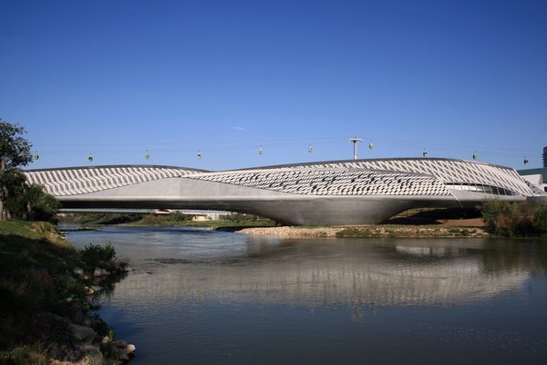 Hadid Bridge, one of the Expo 2008 Constructions