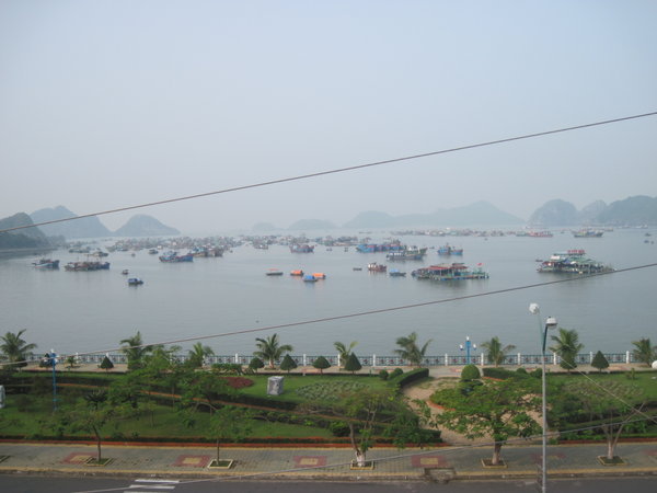 View of Cat Ba Bay