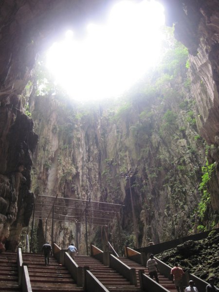 Inside Batu Caves