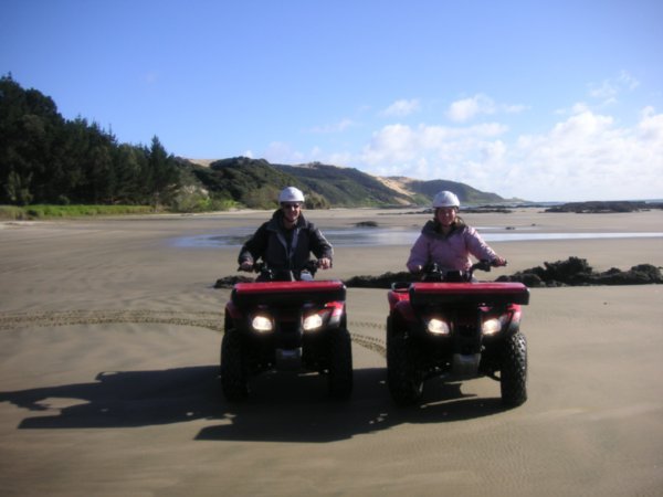 Us on our Quads on Shipwreck Bay