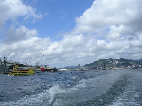 Cruising Nagasaki Harbour