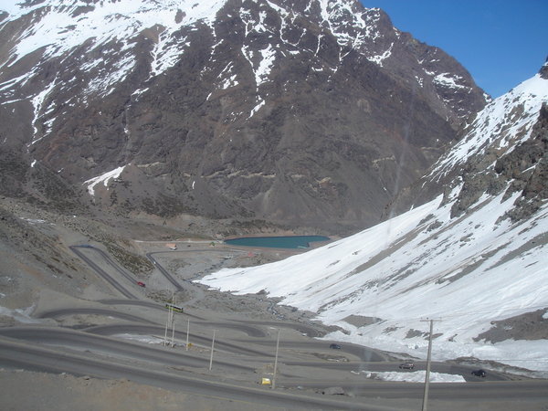The windy road over the Andes