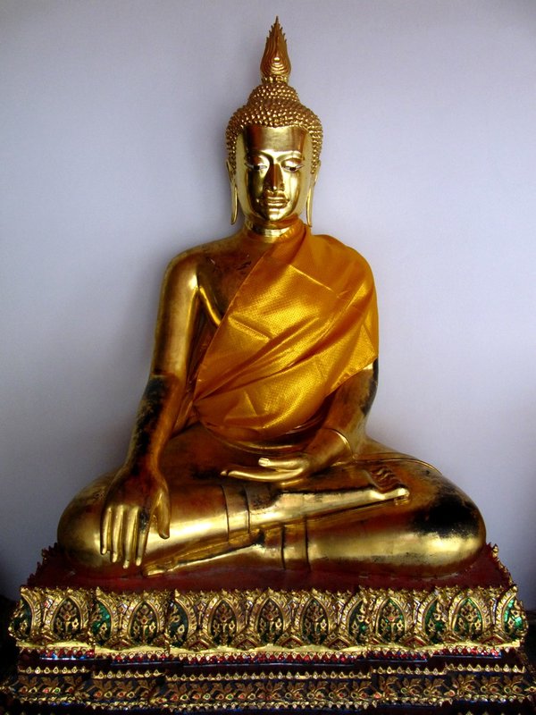 One of many Buddhas in the Grand Palace