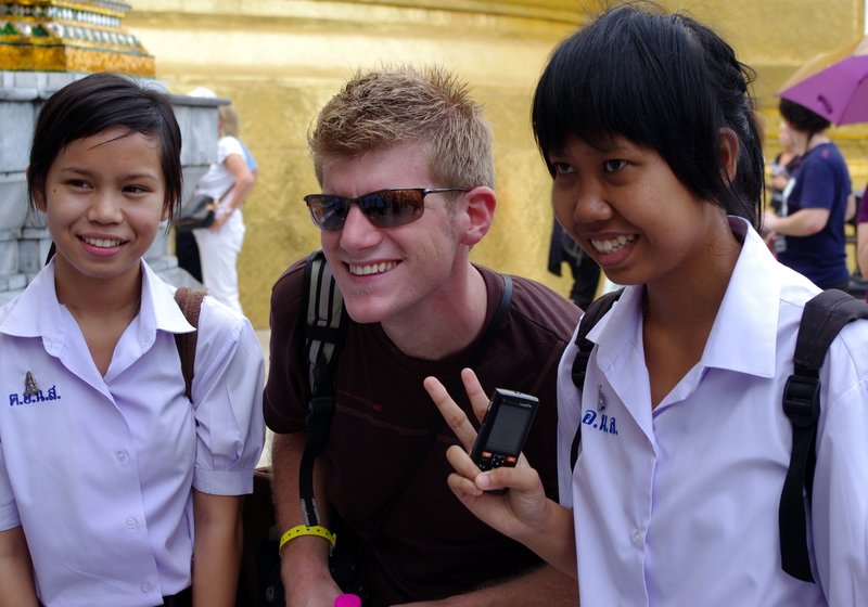 Thai Students at the Palace
