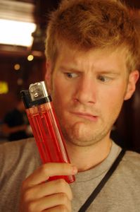 David with a monster lighter