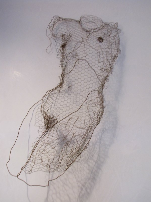 65 - art work ...made with chicken wire