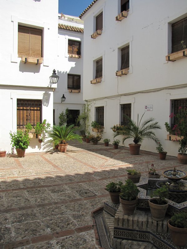 12 courtyard at entrance of hotel