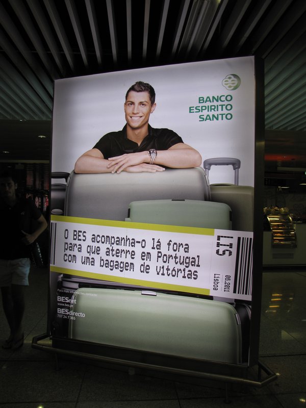 1 Christiano welcoming me to Portugal