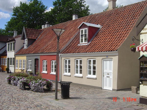 Odense cute little old houses