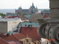 panoramic view of the Kalmar castle from the cathedral