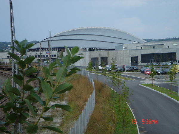 the speed skating arena