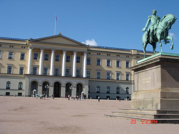 Royal palace in Oslo