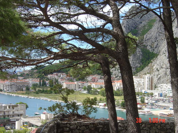 Omis view from the "unofficial" ticket window 
