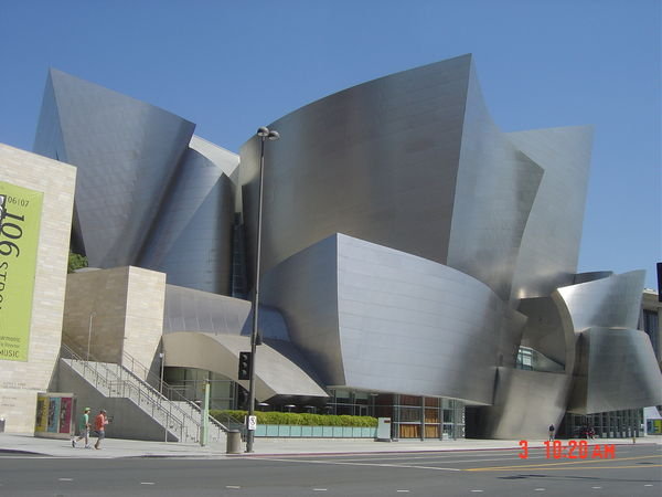Frank Gehry Disney Concert Hall in downtown Los Angeles