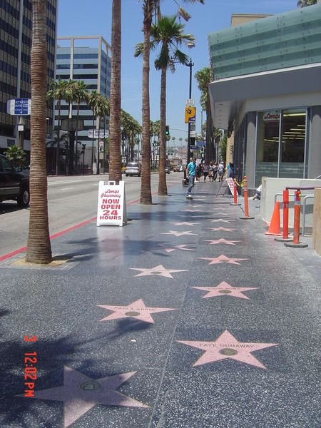 Walk of fame, Hollywood